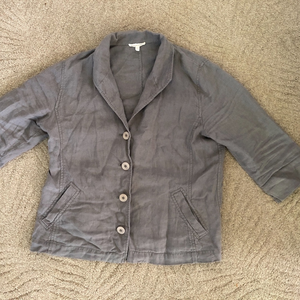 Eileen Fisher Linen 3/4 sleeves